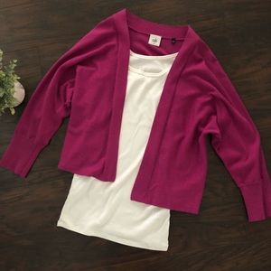 Magenta CAbi Portico Shrug Cardigan